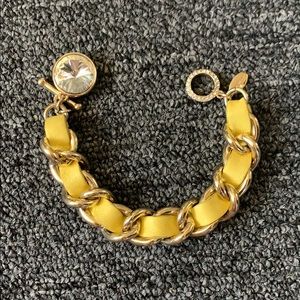 Chunky yellow bracelet